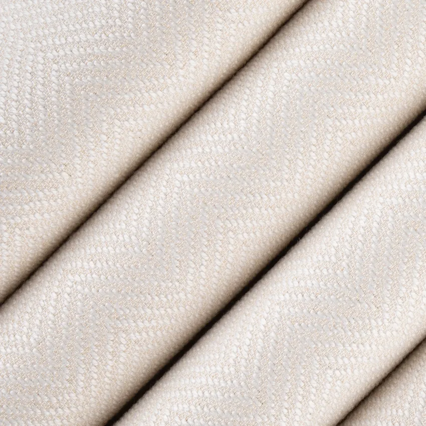Jordan Alabaster Neutral Herringbone & Chevron Woven Patterns Upholstery Fabric by the Yard — Upholstery Fabric