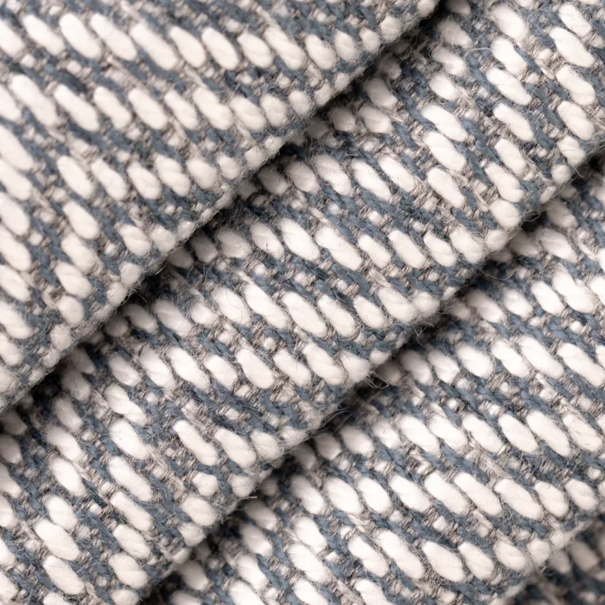 Jordan Blue Ice Blue Herringbone & Chevron Woven Patterns Upholstery Fabric by the Yard — Upholstery Fabric