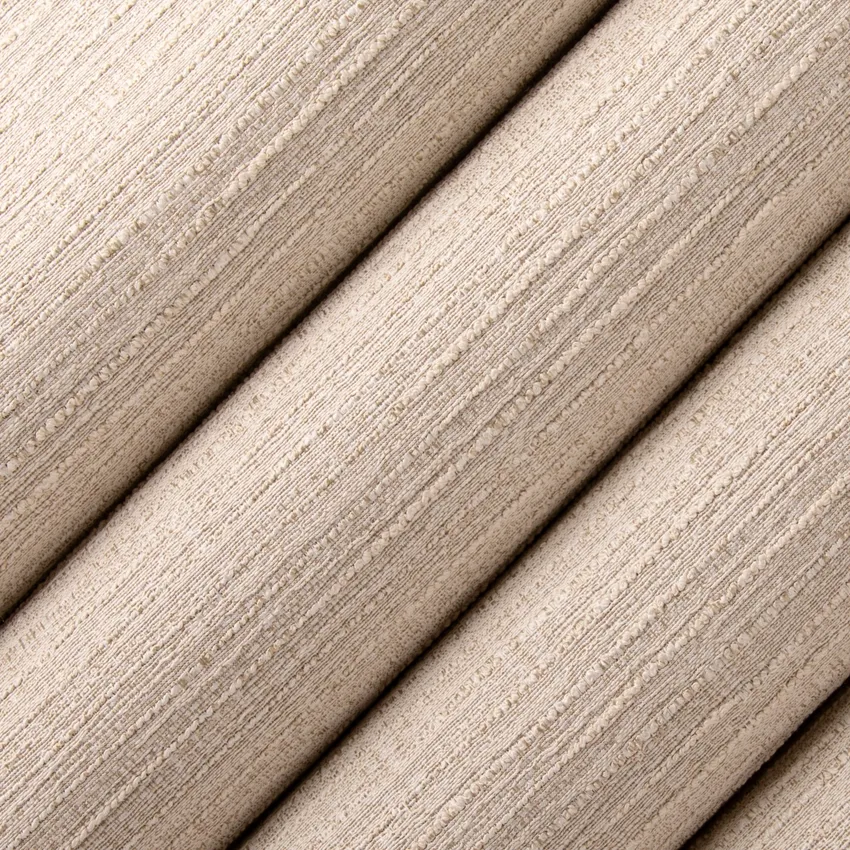 Crosby Linen Neutral Plain & Solid Faux Silk Drapery and Upholstery Fabric by the Yard — Upholstery and Drapery Fabric