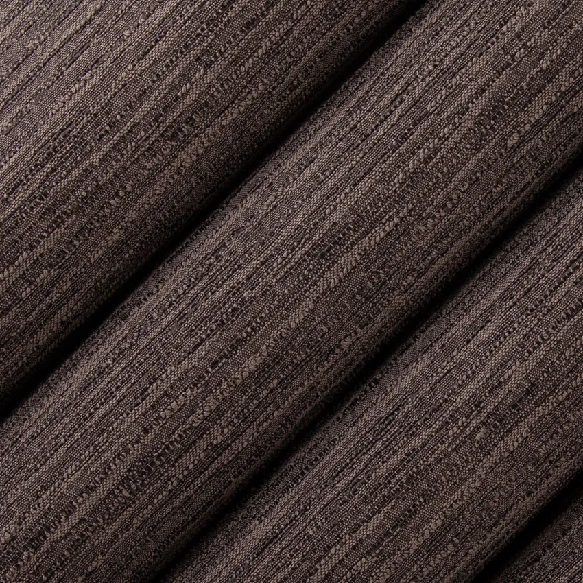 Crosby Midnight Black and Grey & Silver Plain & Solid Faux Silk Drapery and Upholstery Fabric by the Yard — Upholstery and Drapery Fabric