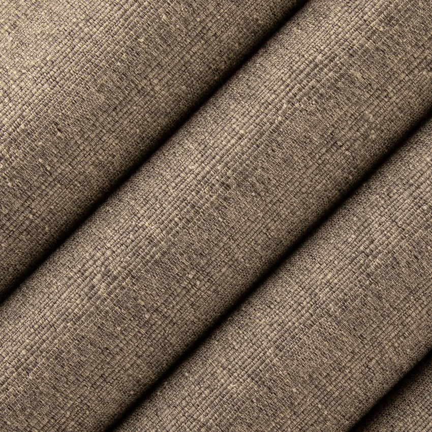 Stills Ash Grey & Silver Plain & Solid Faux Silk Drapery and Upholstery Fabric by the Yard — Upholstery and Drapery Fabric