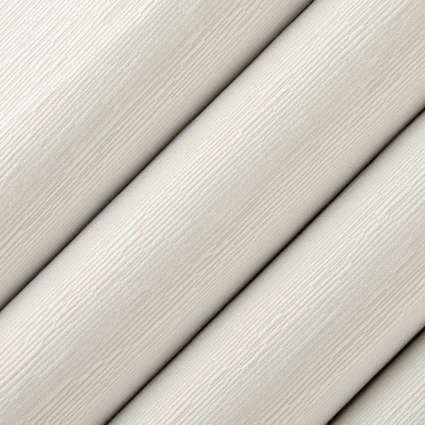 Stills Cloud White & Ivory Plain & Solid Faux Silk Drapery and Upholstery Fabric by the Yard — Upholstery and Drapery Fabric