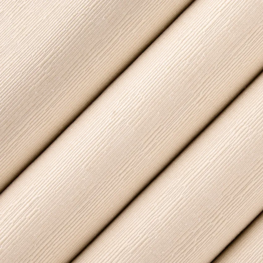 Stills Cream Neutral Plain & Solid Faux Silk Drapery and Upholstery Fabric by the Yard — Upholstery and Drapery Fabric