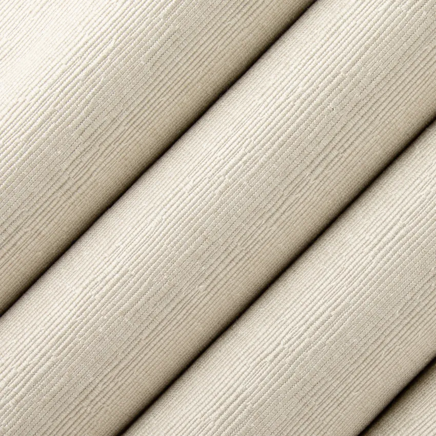 Stills Dove Neutral Plain & Solid Faux Silk Drapery and Upholstery Fabric by the Yard — Upholstery and Drapery Fabric