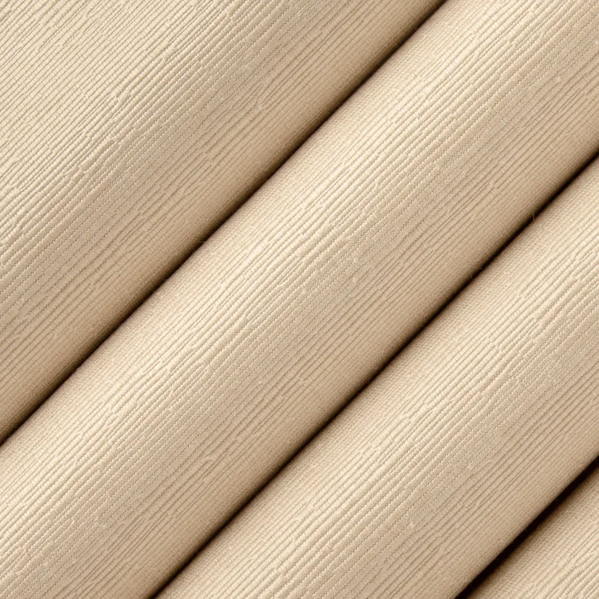 Stills Oatmeal Neutral Plain & Solid Faux Silk Drapery and Upholstery Fabric by the Yard — Upholstery and Drapery Fabric