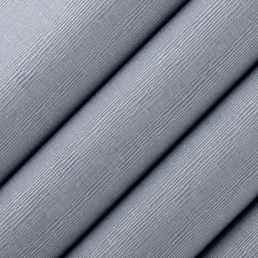 Stills Periwinkle Blue Plain & Solid Faux Silk Drapery and Upholstery Fabric by the Yard — Upholstery and Drapery Fabric