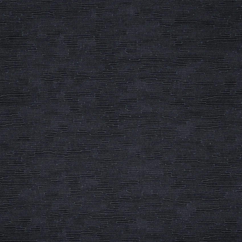 Stills Raven Black Plain & Solid Faux Silk Drapery and Upholstery Fabric by the Yard