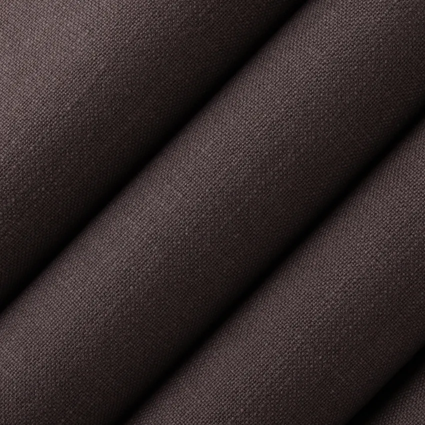 Nash Black Plain & Solid Linen & Linen Looks Drapery and Upholstery Fabric by the Yard — Upholstery and Drapery Fabric