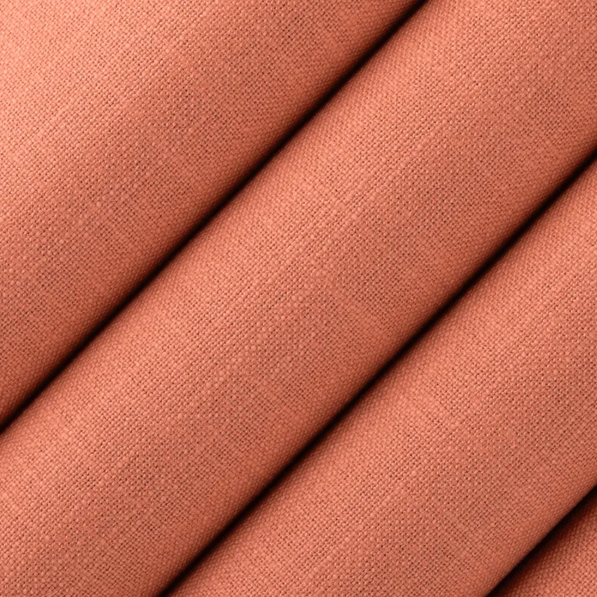 Nash Coral & Peach Plain & Solid Linen & Linen Looks Drapery and Upholstery Fabric by the Yard — Upholstery and Drapery Fabric