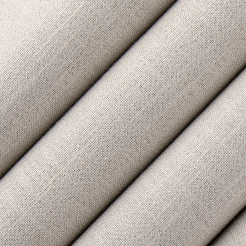 Nash Flint Grey & Silver Plain & Solid Linen & Linen Looks Drapery and Upholstery Fabric by the Yard — Upholstery and Drapery Fabric