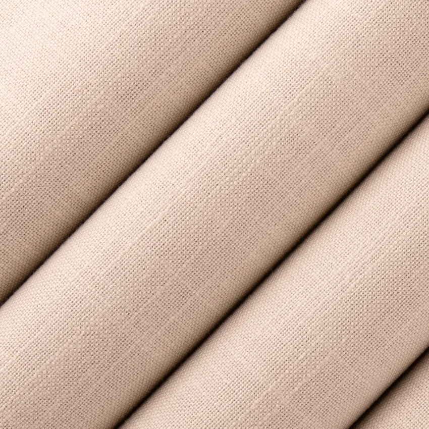 Nash Putty Grey & Silver Plain & Solid Linen & Linen Looks Drapery and Upholstery Fabric by the Yard — Upholstery and Drapery Fabric
