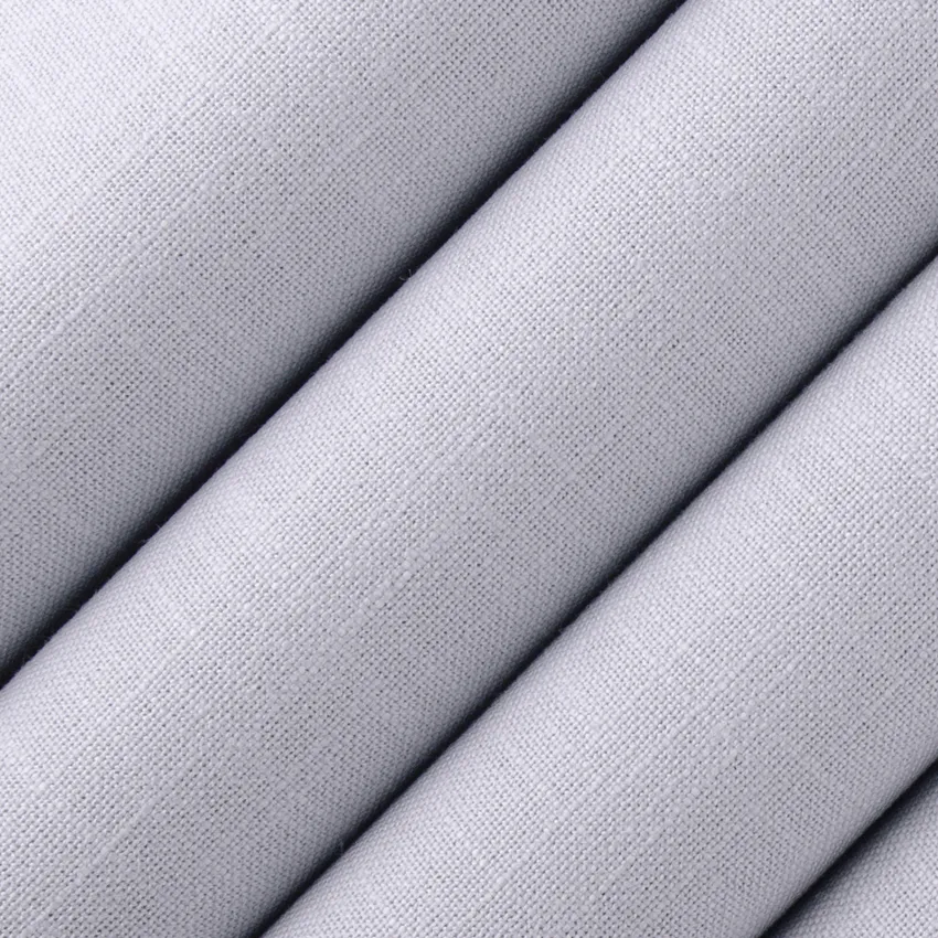 Nash Sky Blue Plain & Solid Linen & Linen Looks Drapery and Upholstery Fabric by the Yard — Upholstery and Drapery Fabric