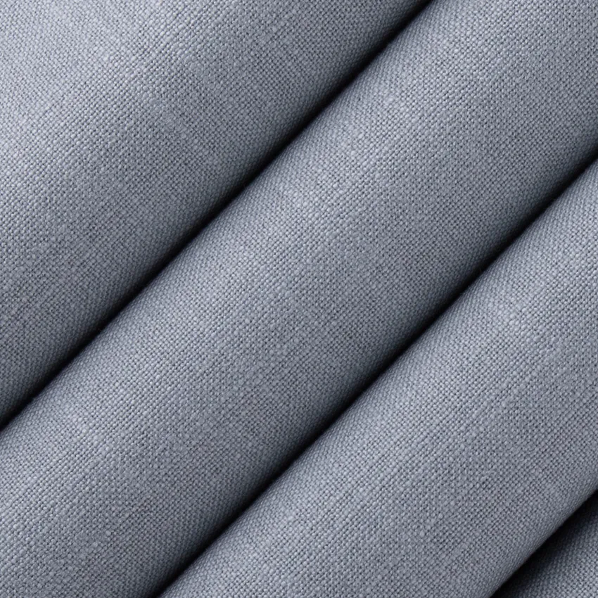 Nash Wedgewood Blue Plain & Solid Linen & Linen Looks Drapery and Upholstery Fabric by the Yard — Upholstery and Drapery Fabric