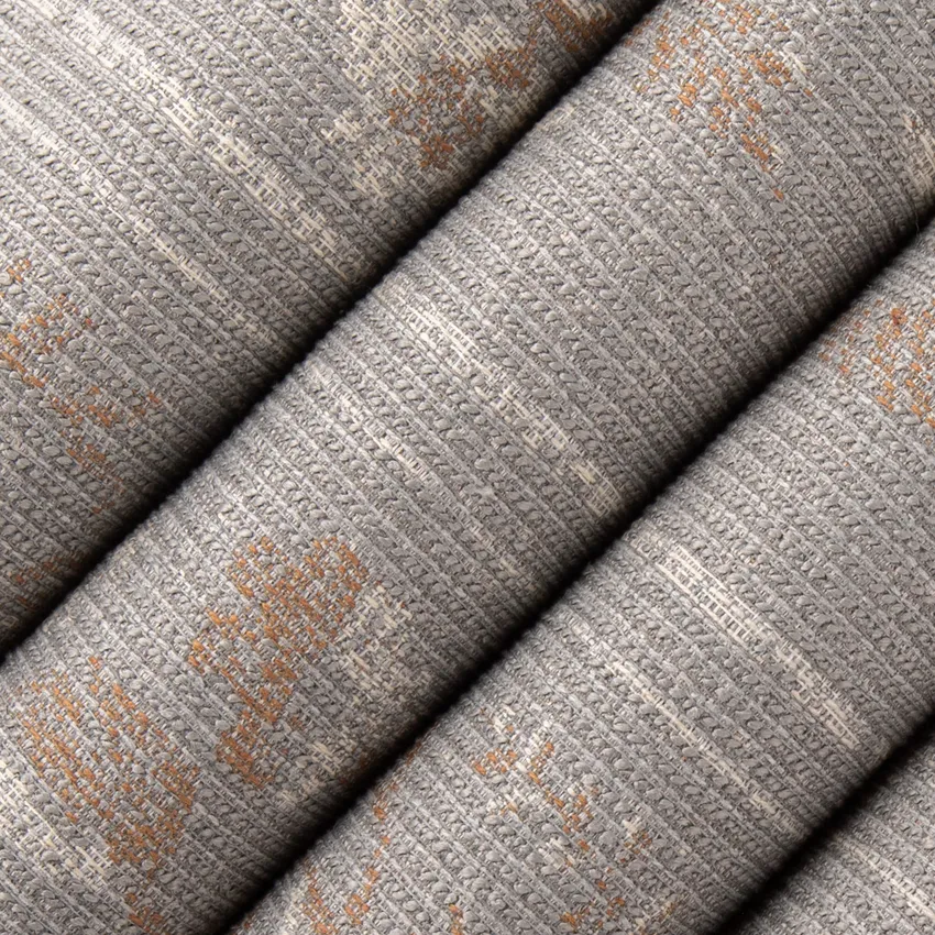 Maxine Dove Grey & Silver Abstract & Geometric Crypton Upholstery Fabric by the Yard — Upholstery Fabric