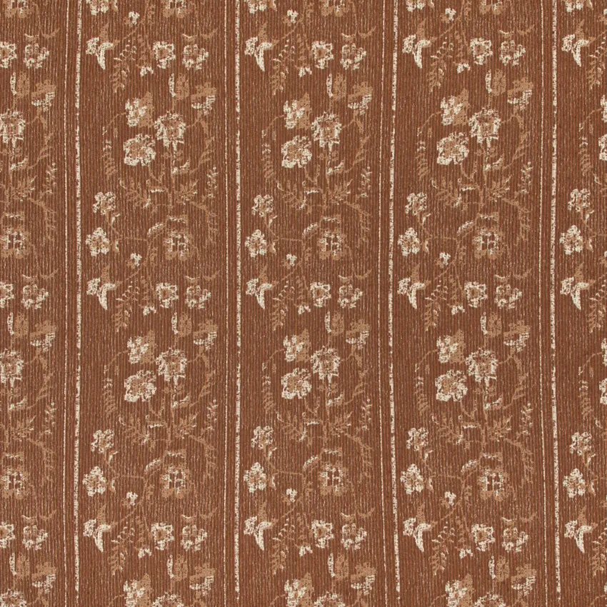 Maxine Harvest Orange & Rust and Red & Burgundy Abstract & Geometric Crypton Upholstery Fabric by the Yard
