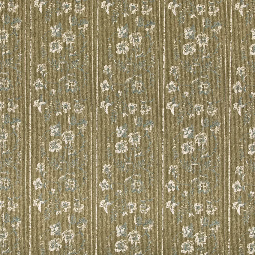 Maxine Olive Green Abstract & Geometric Crypton Upholstery Fabric by the Yard