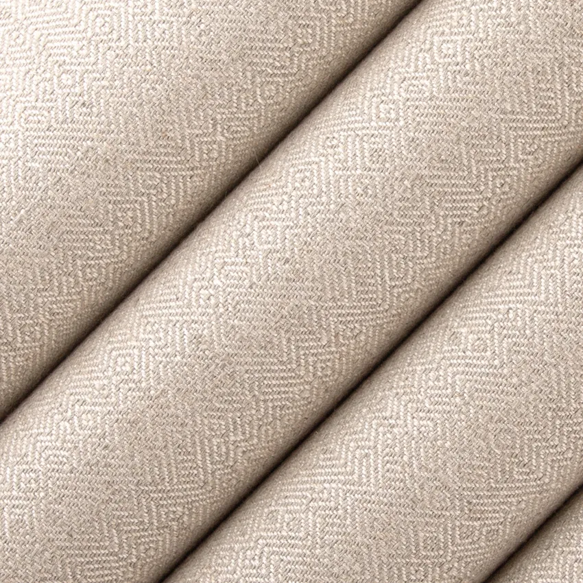 Granger Linen Grey & Silver and Neutral Abstract & Geometric Crypton Upholstery Fabric by the Yard — Upholstery Fabric
