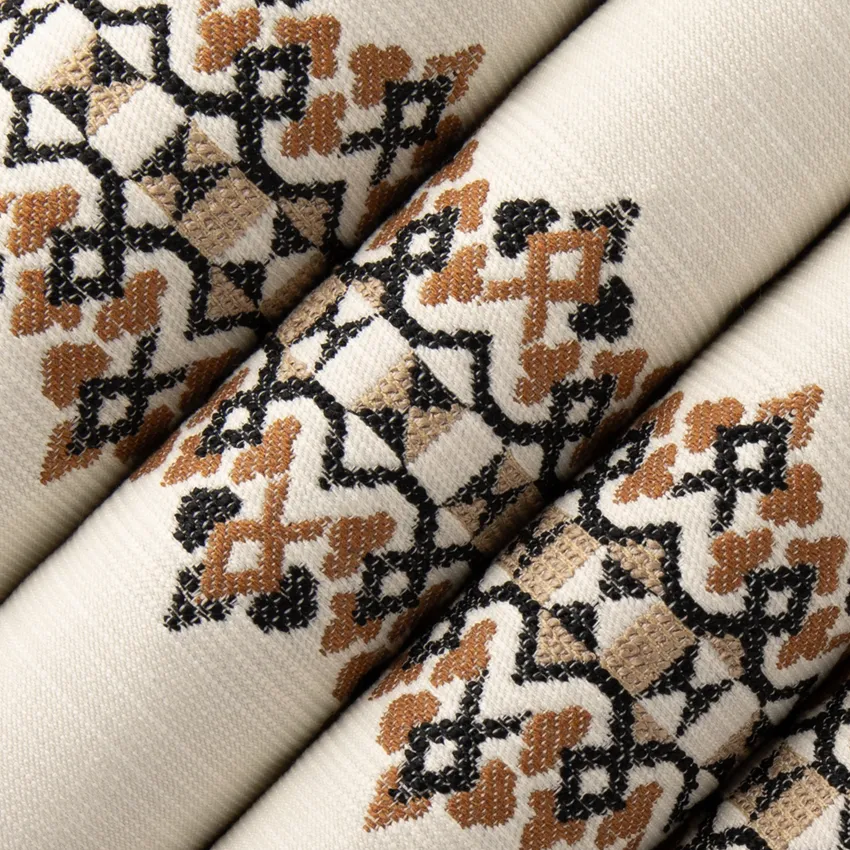 Linwood Burnish Black and Gold & Yellow Stripe Crypton Upholstery Fabric by the Yard — Upholstery Fabric