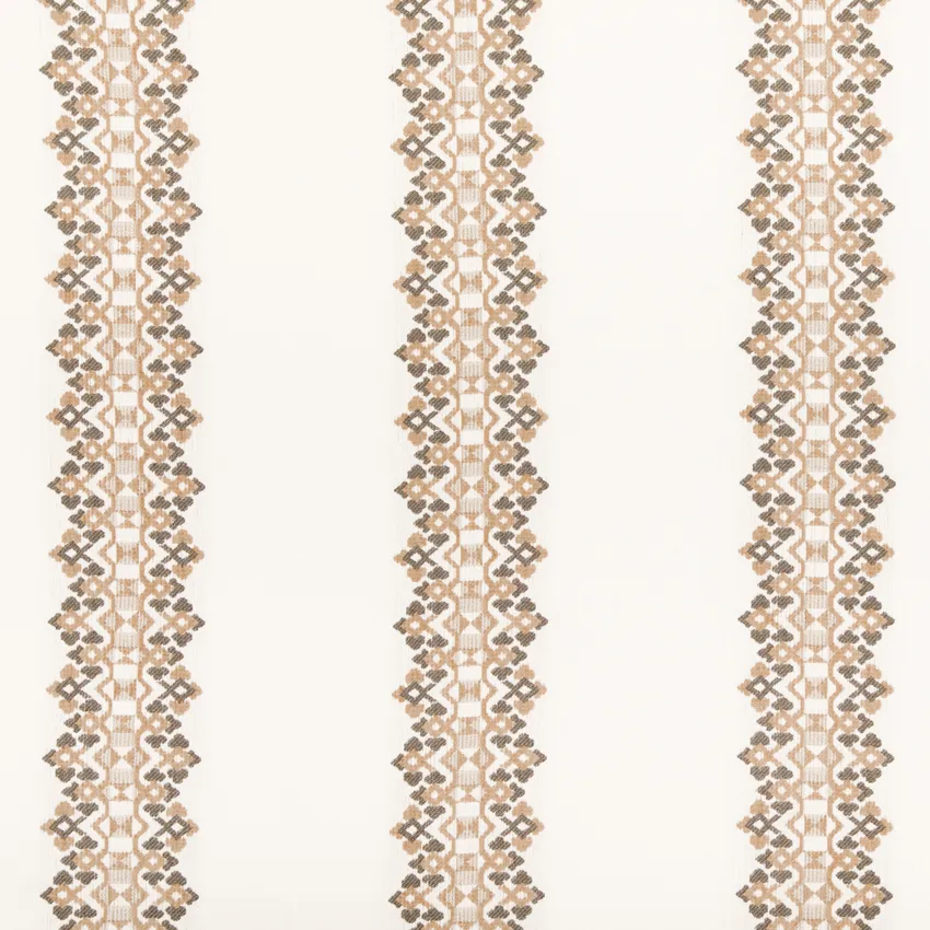 Linwood Hazelnut Gold & Yellow Stripe Crypton Upholstery Fabric by the Yard