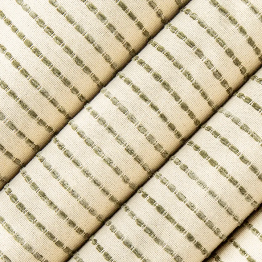 Baker Basil Green Small Scale Crypton Upholstery Fabric by the Yard — Upholstery Fabric