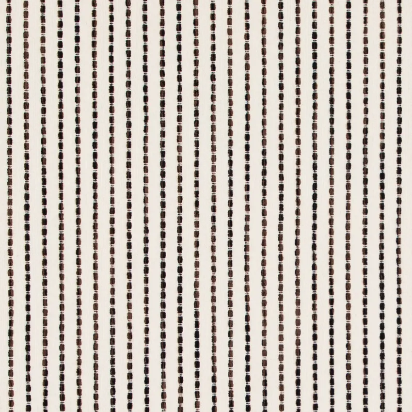 Baker Coffee Black and Brown Small Scale Crypton Upholstery Fabric by the Yard
