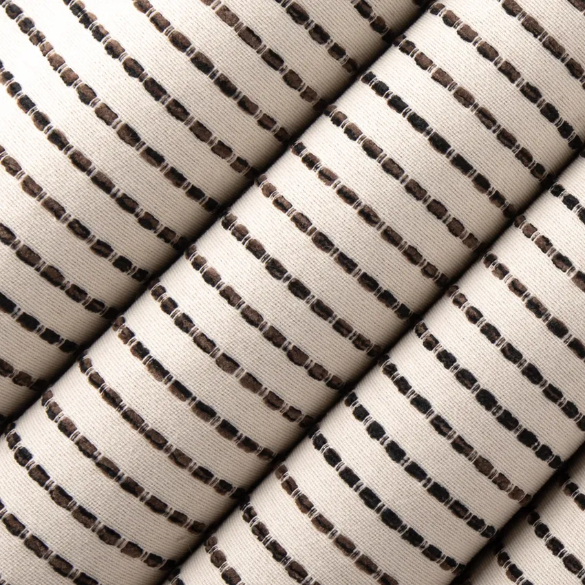 Baker Coffee Black and Brown Small Scale Crypton Upholstery Fabric by the Yard — Upholstery Fabric