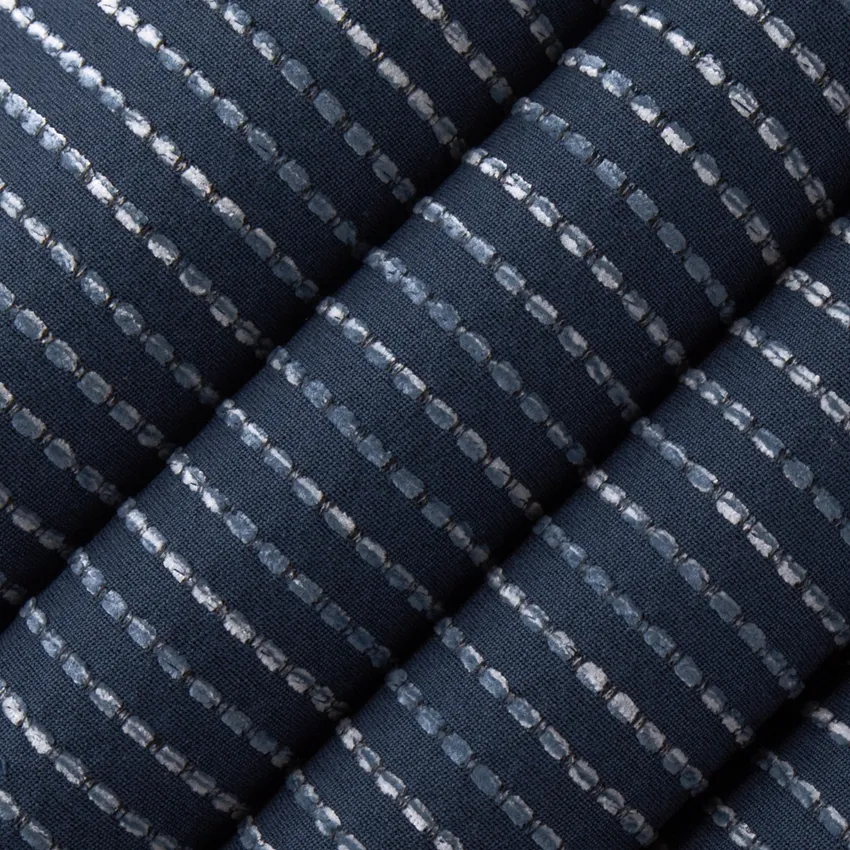 Baker Deep Sea Blue Small Scale Crypton Upholstery Fabric by the Yard — Upholstery Fabric