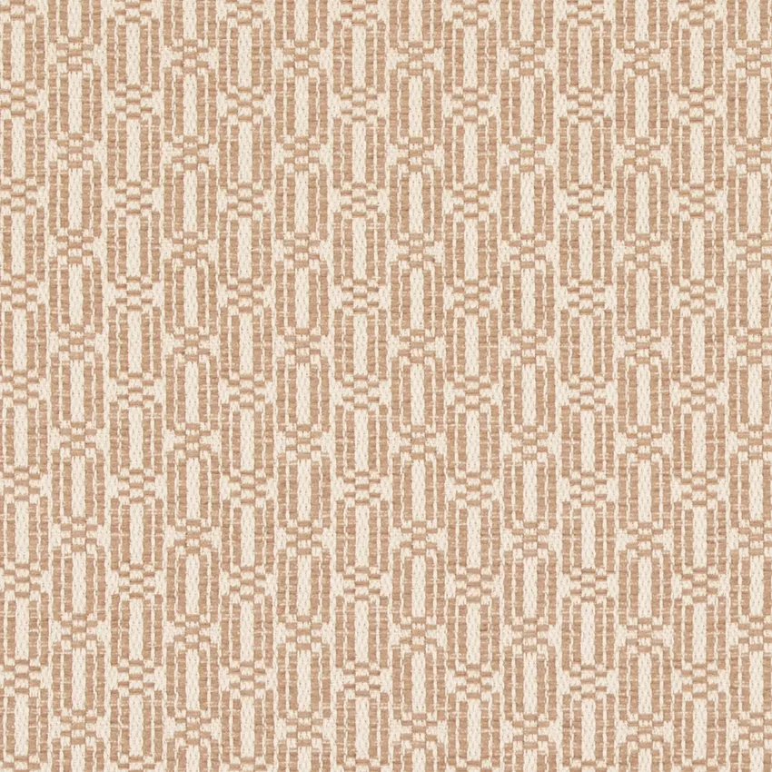 Bassett Flax Neutral Abstract & Geometric Crypton Upholstery Fabric by the Yard