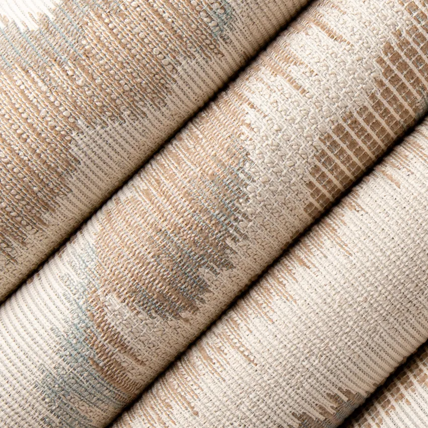 Davenport Maple Neutral Abstract & Geometric Crypton Upholstery Fabric by the Yard — Upholstery Fabric
