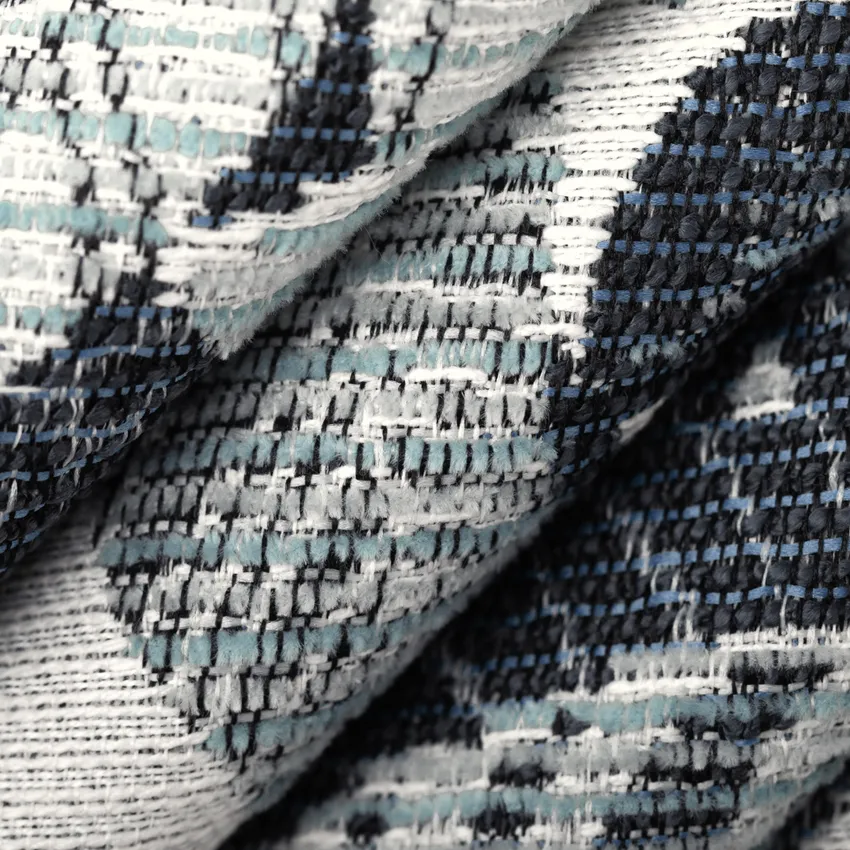 Portage Marine Blue Floral Crypton Upholstery Fabric by the Yard — Upholstery Fabric