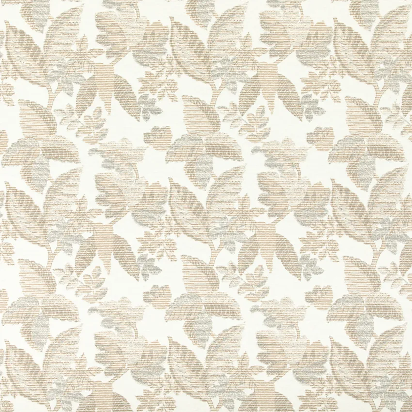Portage Praline Neutral Floral Crypton Upholstery Fabric by the Yard