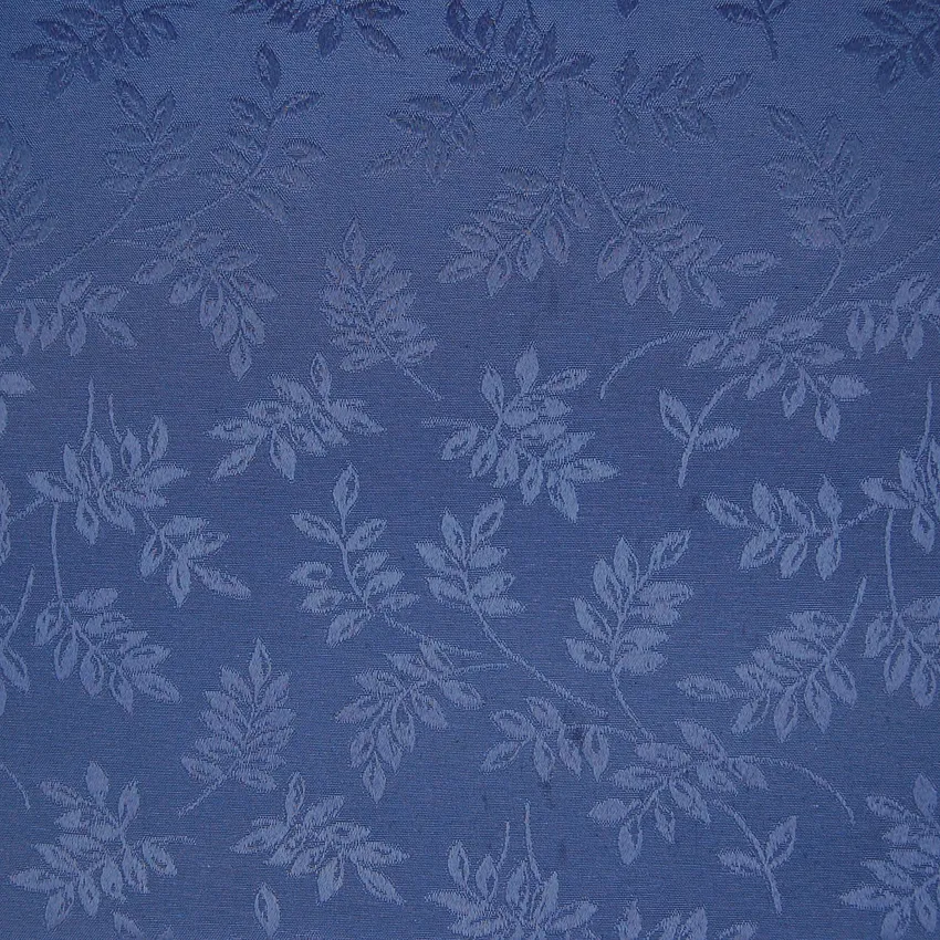 River Blue Floral Woven Upholstery Fabric by the Yard