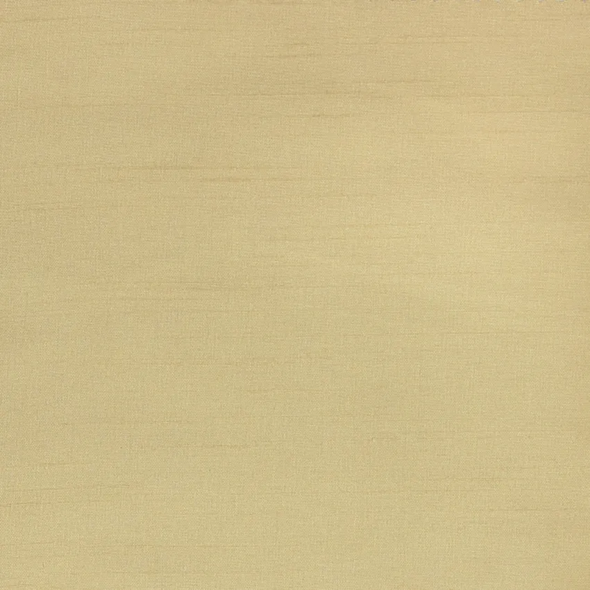 Toast Neutral and Yellow Solid Faux Silk Upholstery Fabric by the Yard