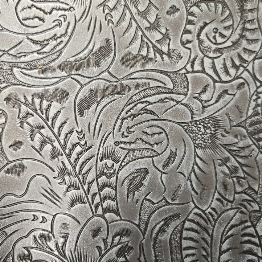 STEEL 100% Genuine Leather From MEXICO by the Hide