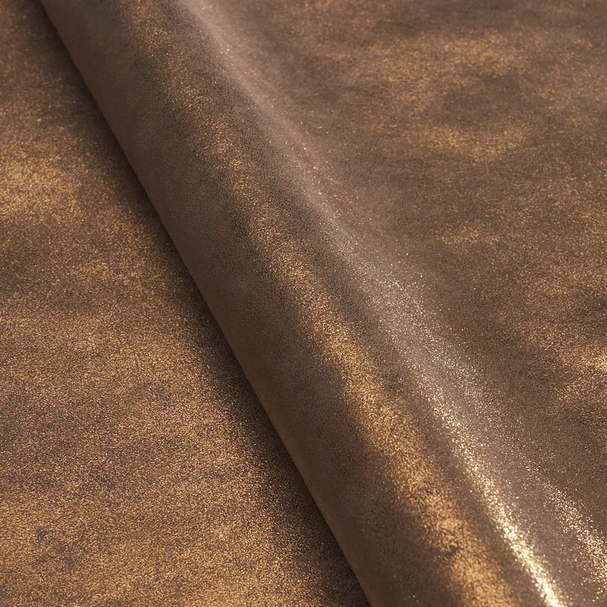 BRONZE 100% Genuine Leather From Italy by the Hide