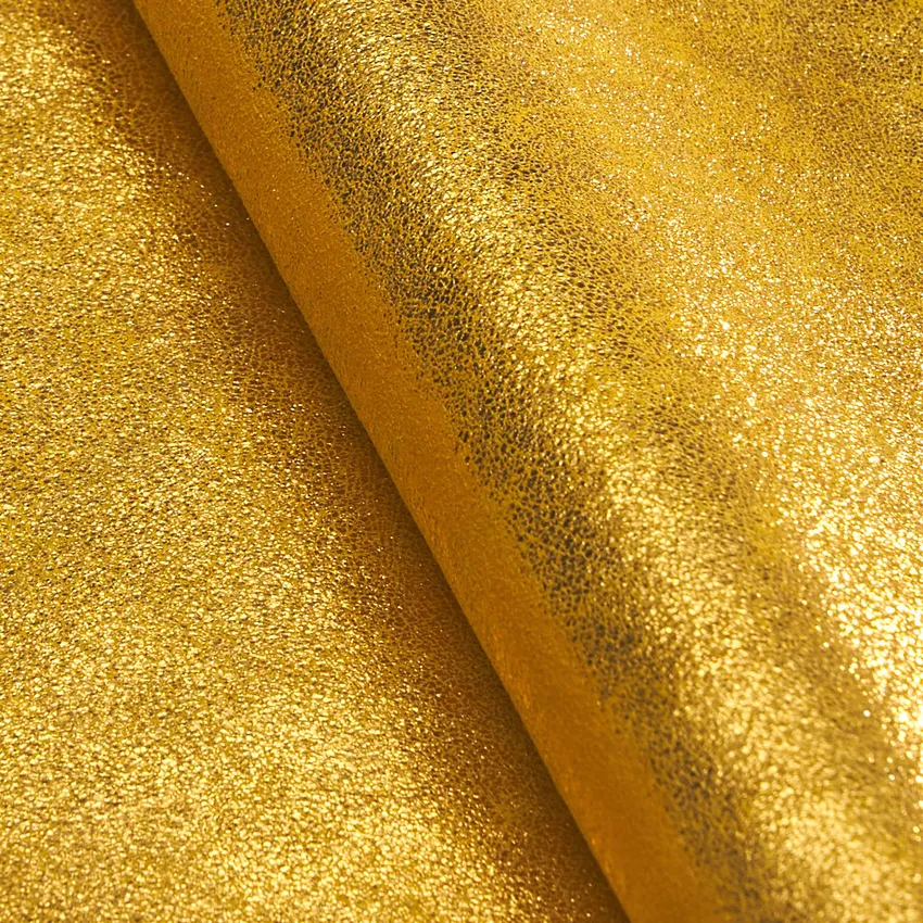YELLOW 100% Genuine Leather From Italy by the Hide