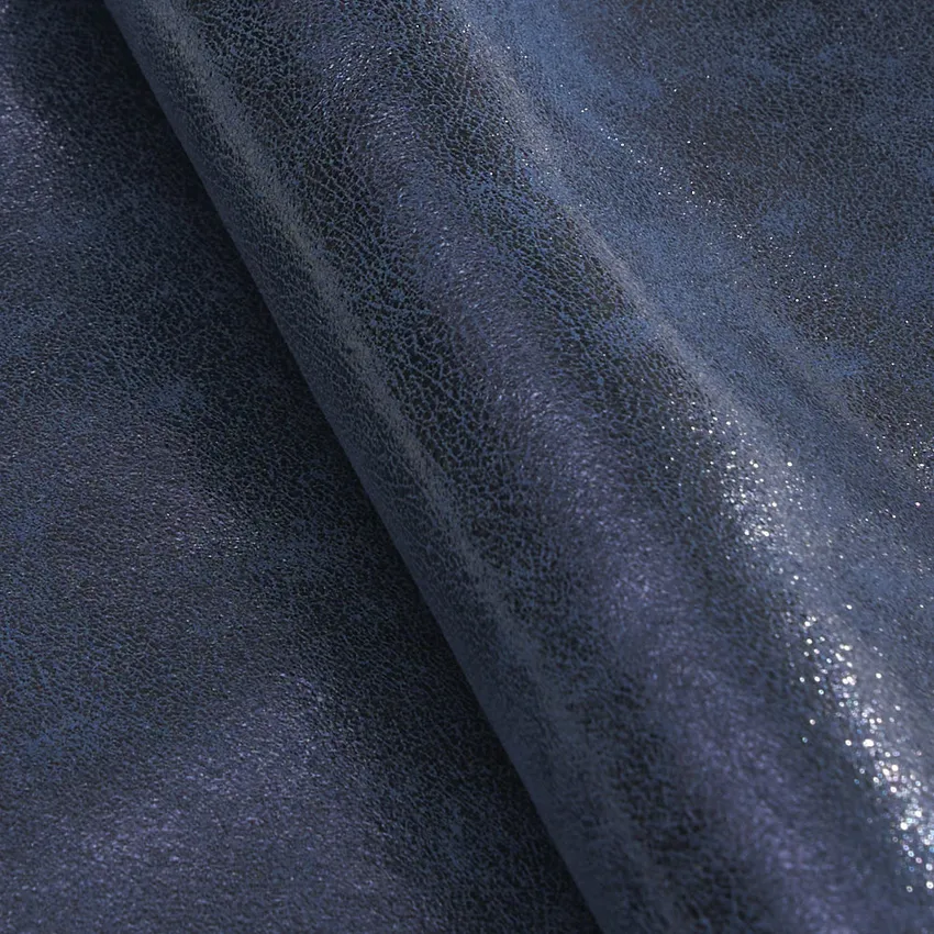 BLUE 100% Genuine Leather From Italy by the Hide