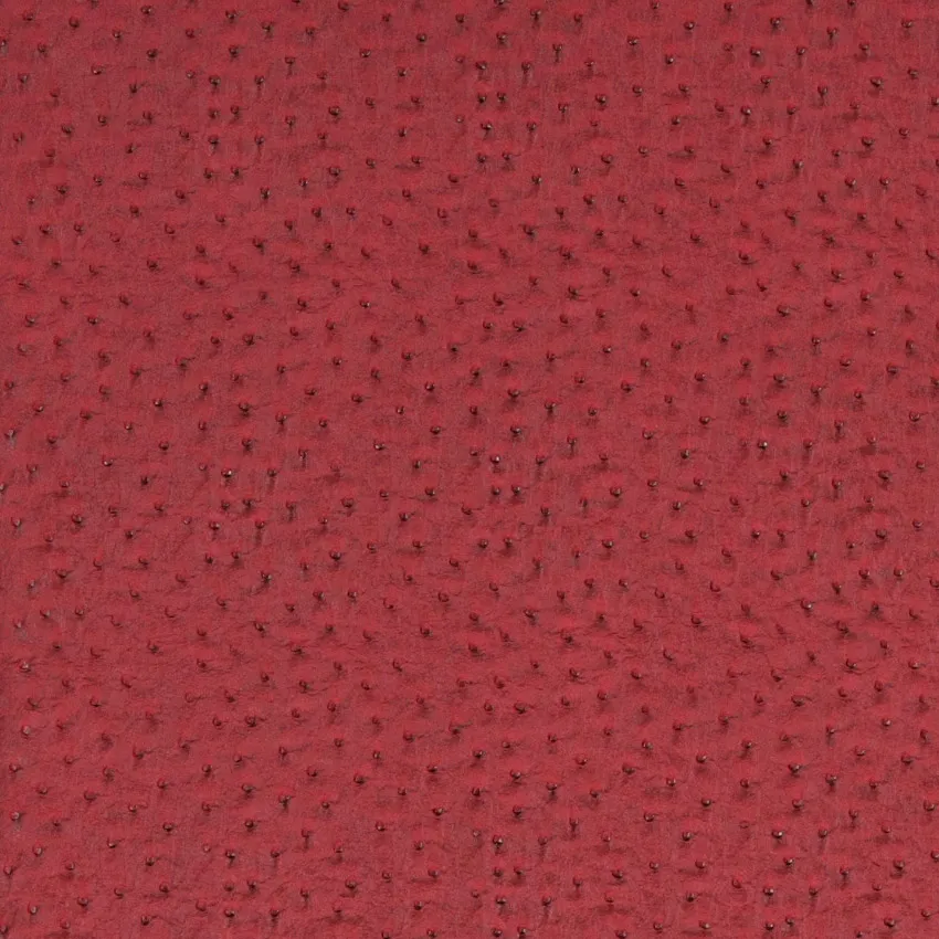 Burgundy Red Ostrich Vinyl Polyurethane Upholstery Fabric KC345