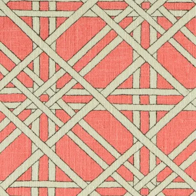 E2008 Coral Drapery and Upholstery Fabric by the yard