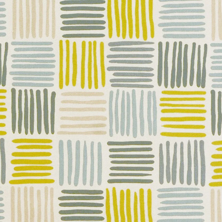 Spa Gray and Spa Blue Contemporary Print Drapery and Upholstery Fabric by the Yard
