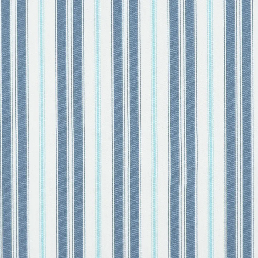 Yacht Light Blue and Royal Blue Go Withs Print Drapery and Upholstery Fabric by the Yard