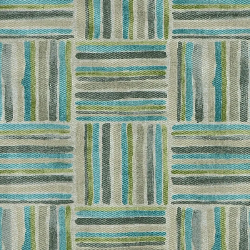 Tranquil Beige and Green Contemporary Print Drapery and Upholstery Fabric by the Yard