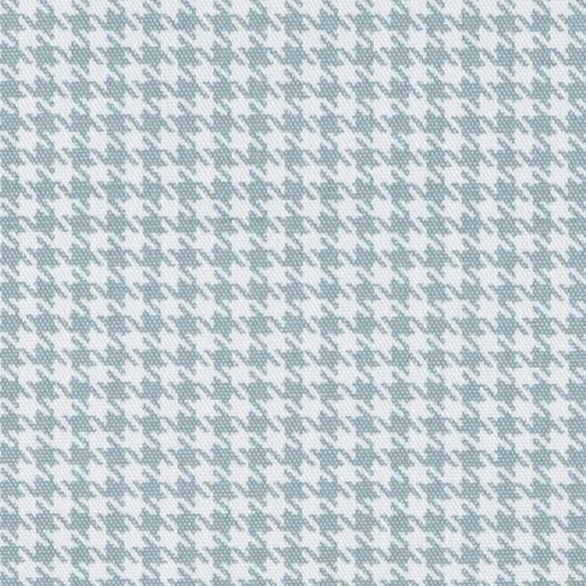 Lake Dusty Blue and Light Blue Checks Print Drapery and Upholstery Fabric by the Yard