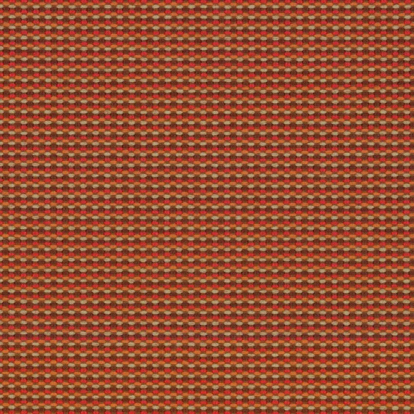 Fiesta Orange and Red Texture Outdoor Drapery and Upholstery Fabric by the Yard