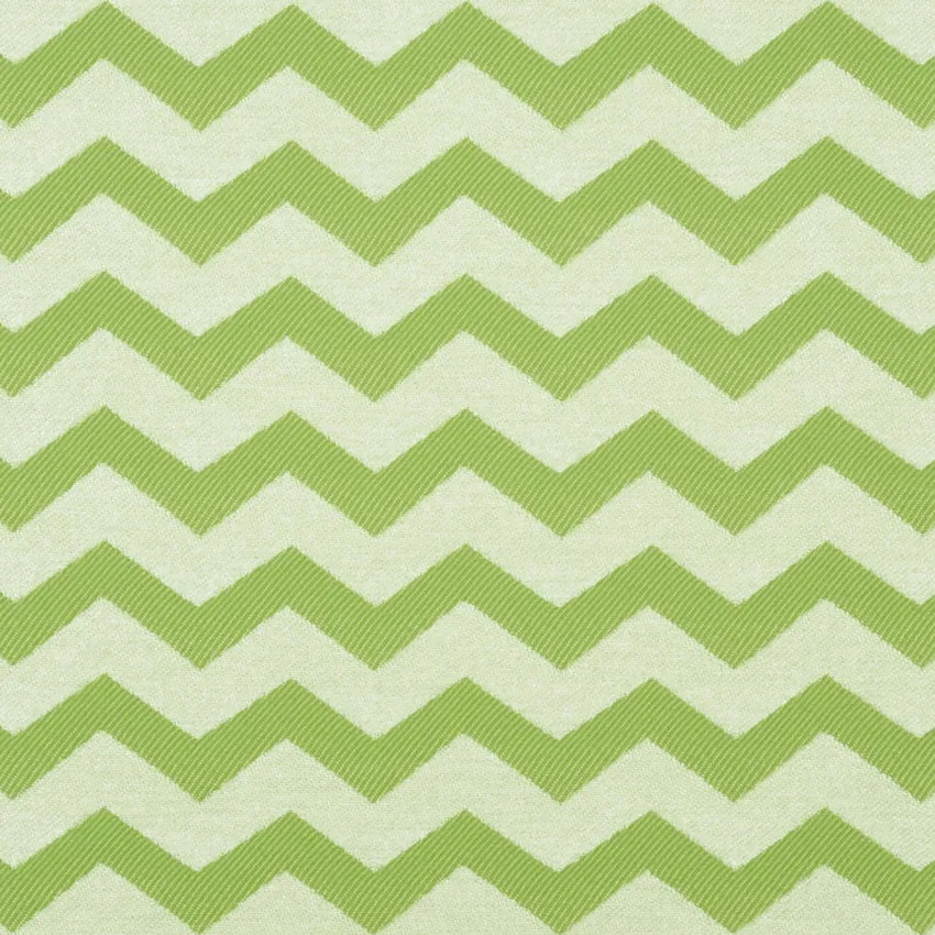 Tropique Cream and Leaf Green Contemporary Outdoor Drapery and Upholstery Fabric by the Yard