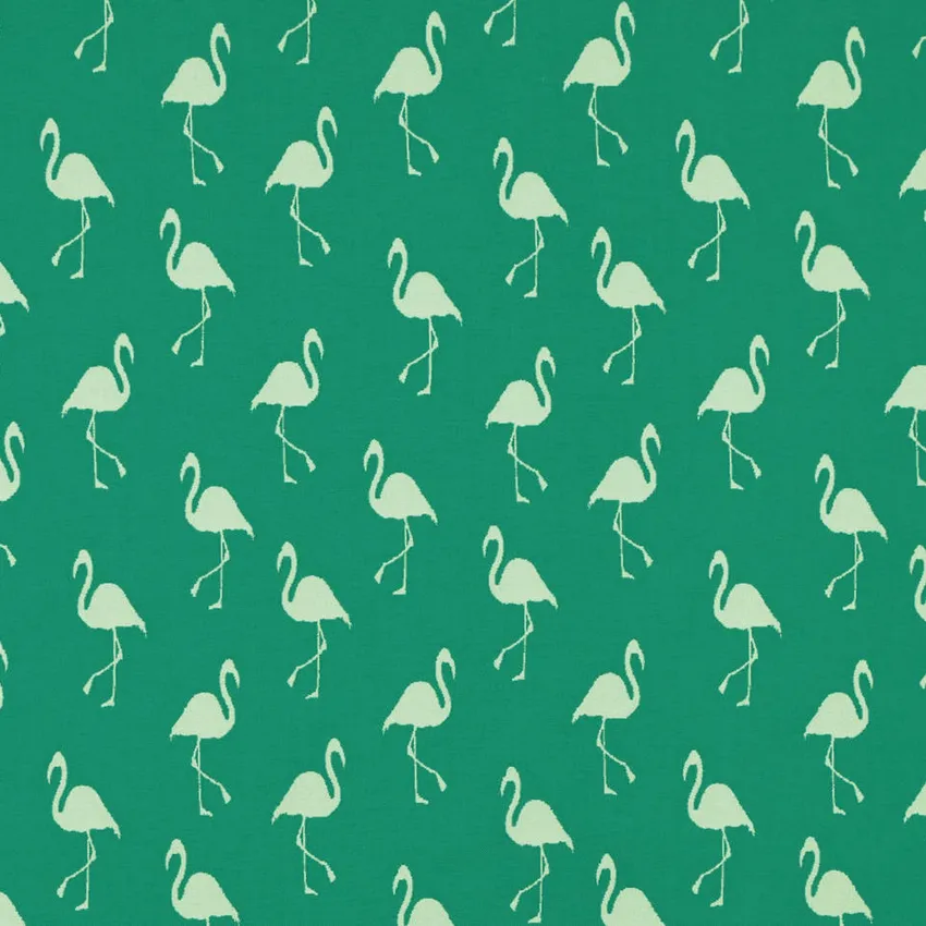 Jade Teal and White Animal Prints Outdoor Drapery and Upholstery Fabric by the Yard