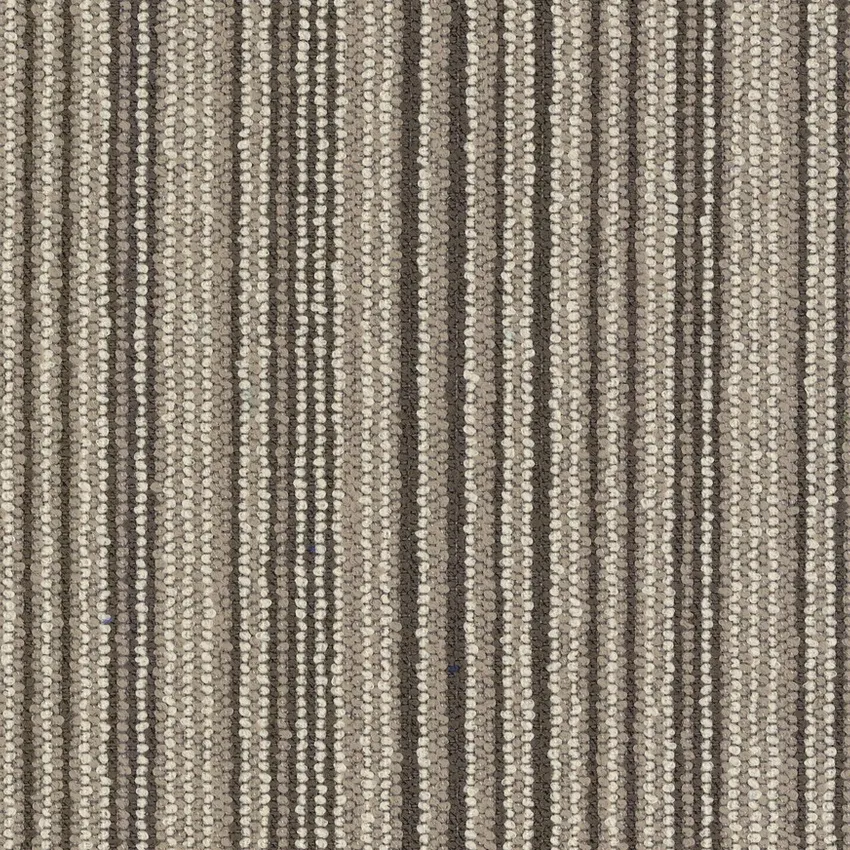 Truffle Brown and Mushroom Railroaded Outdoor Drapery and Upholstery Fabric by the Yard