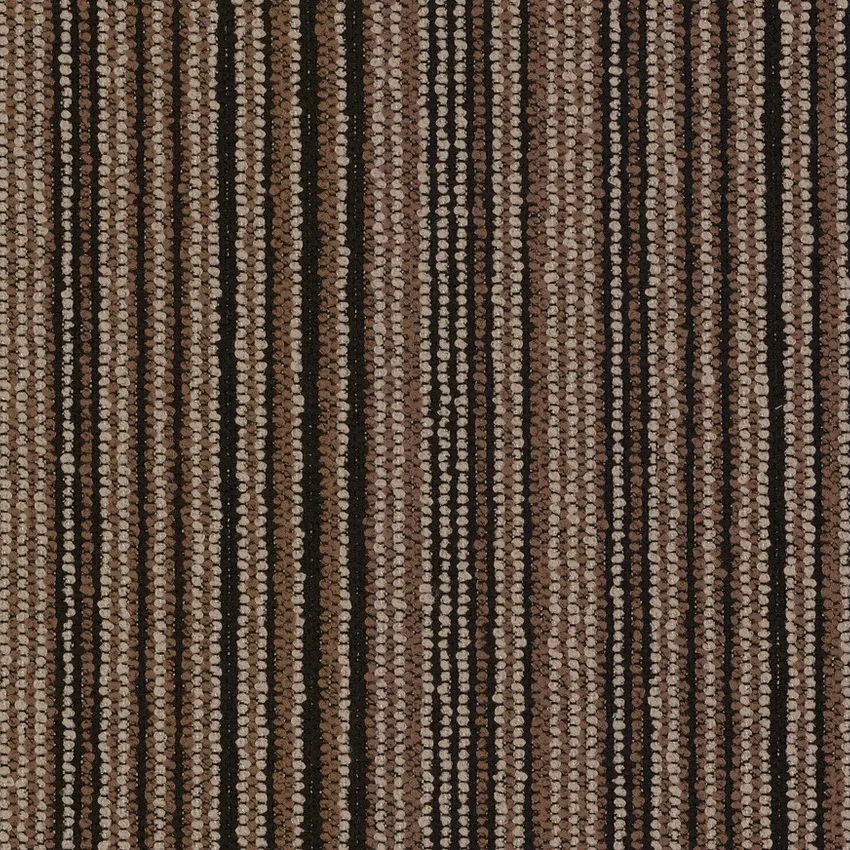 River Rock Brown and Mushroom Railroaded Outdoor Drapery and Upholstery Fabric by the Yard
