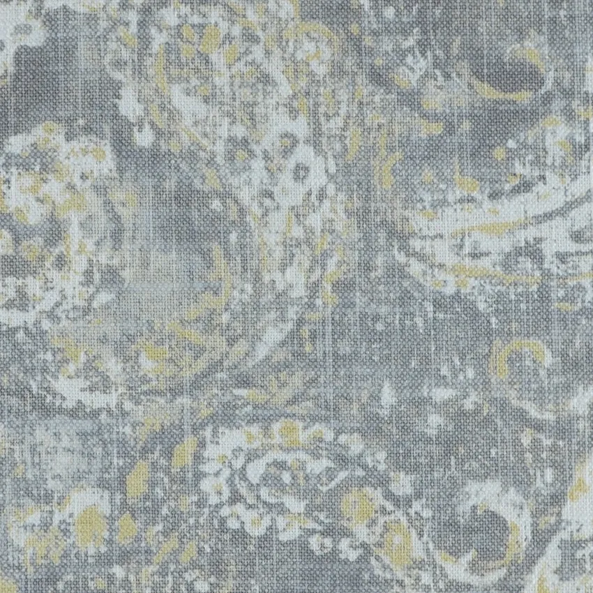 Silver Gray and Neutral Non Directional Print Drapery and Upholstery Fabric by the Yard