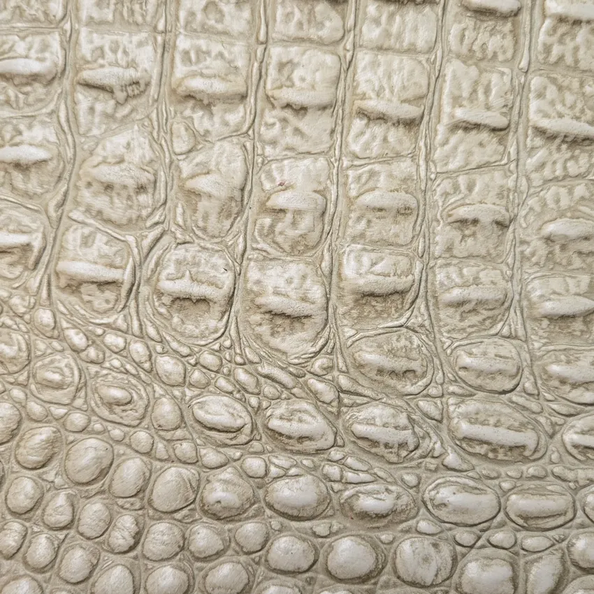 BLEACHED ECRU 100% Genuine Leather From MEXICO by the Hide